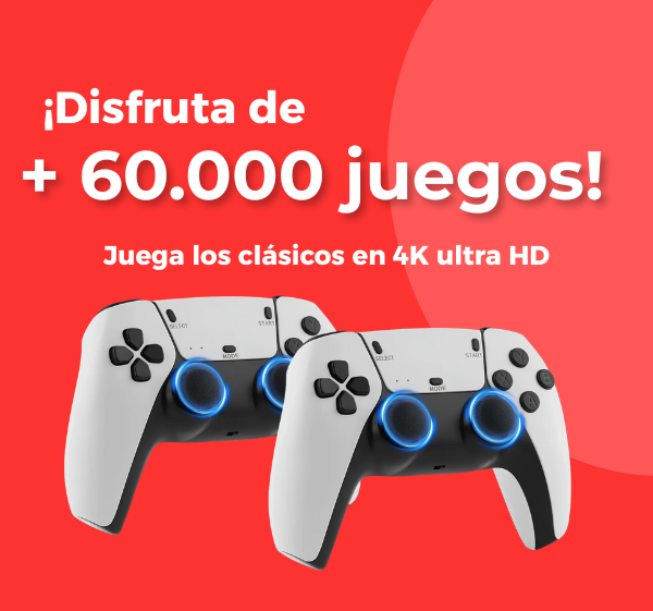 Consola Retro de +60.000 Juegos! 🎮 ¡Vuelve a vivir tu infancia con la
